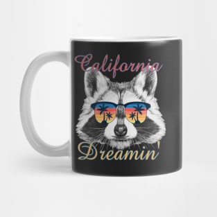 Raccoon California Dreamin’ Mug